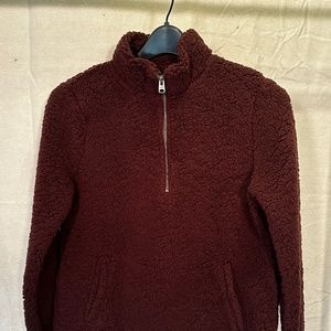 Women's Abercrombie & Fitch Half Zip Fleece Jacket (S)
